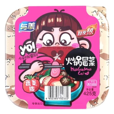 Fideos inst. sabor Vegetal Hot Pot 12/425g YUMEI