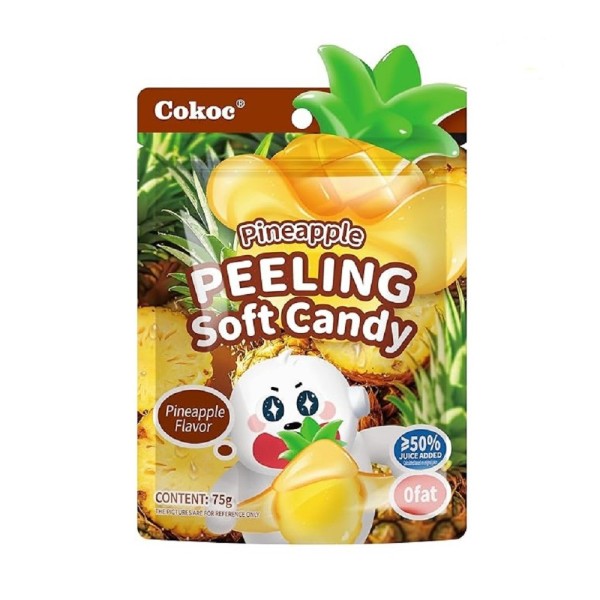 Gominola pelable sabor Piña 50/75g COKOC