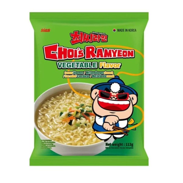 Fideos Inst. sabor Vegetal (Choi's Ramyeon) 20/113g SIAS