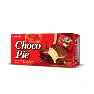 Galleta Choco Pie sabor Original 16/168g LOTTE