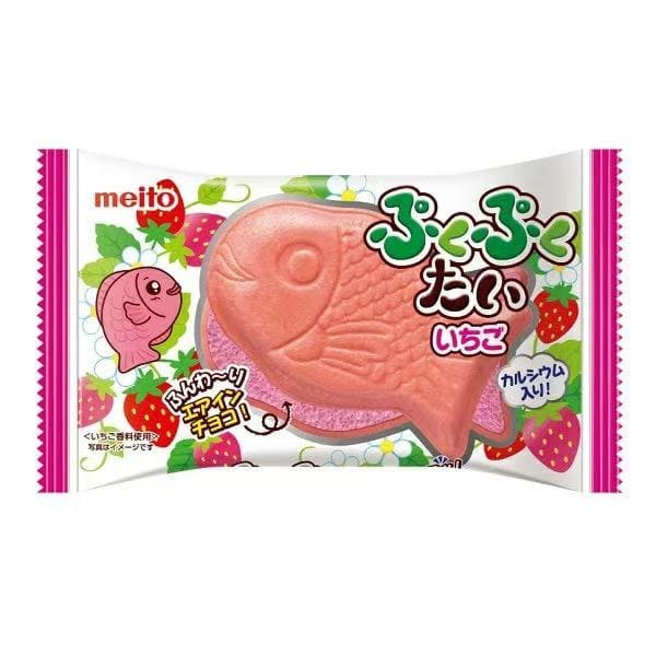 Galleta sabor Fresa (Puku Puku) 10/12/16.5g MEITO