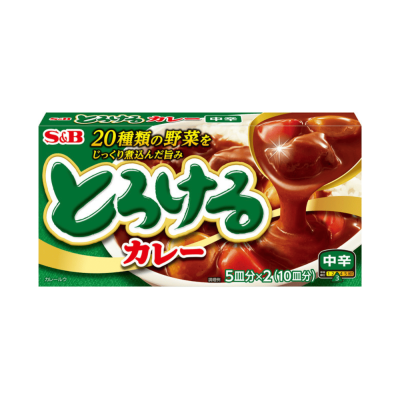 Pastilla de Curry Torokeru Medio Picante 10/6/144g S&B