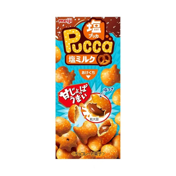 Galleta Pucca sabor Dulce Salado 10/8/39g MEIJI