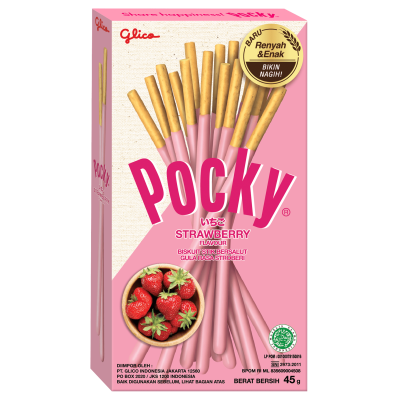 Pocky sabor a Fresa 10/12/45g GLICO