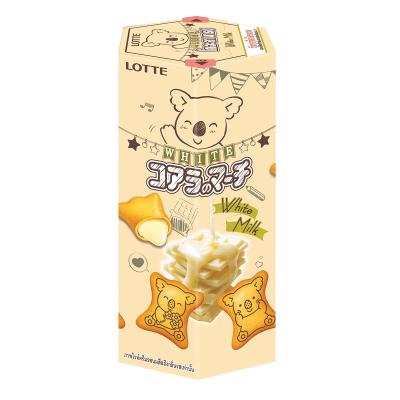 Galleta rellenas de Choco Blanco Koala's March 48/37g LOTTE