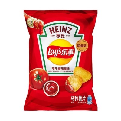 Patatas fritas sabor Ketchup Heinz 22/70g LAY'S