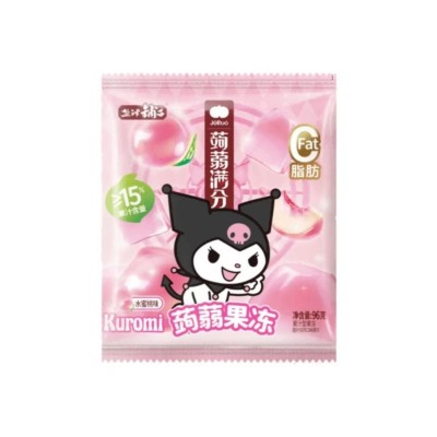 Gelatina konjac sabor Melocotón Kuromi 12/6/96g YJPZ
