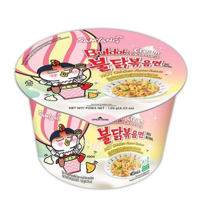 Buldak ramen sabor Cremoso bol 16/120g SAMYANG