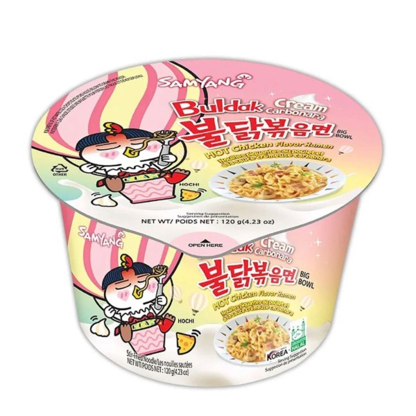 Buldak ramen sabor Cremoso bol 16/120g SAMYANG