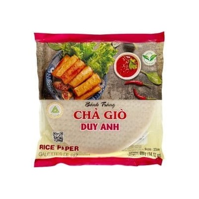 Papel de arroz para freir (redondo 22cm) 40/400g DUY ANH