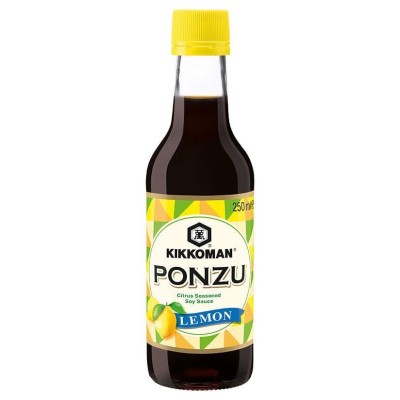 Salsa de soja Punzu Limón 6/250ml KIKKOMAN