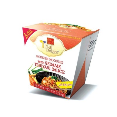 Fideos con salsa Teriyaki y Sesamo 6/330g THAI DELIGHT