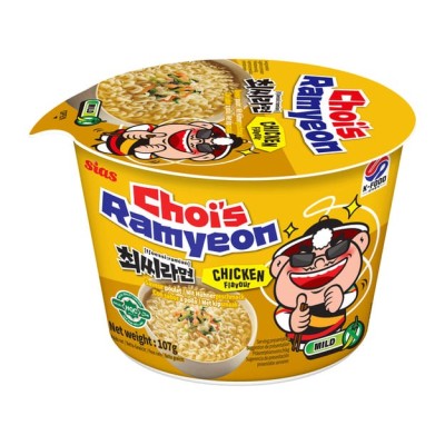 Fideos inst. sabor Pollo (Choi's Ramyeon) Bol 12/107g SIAS
