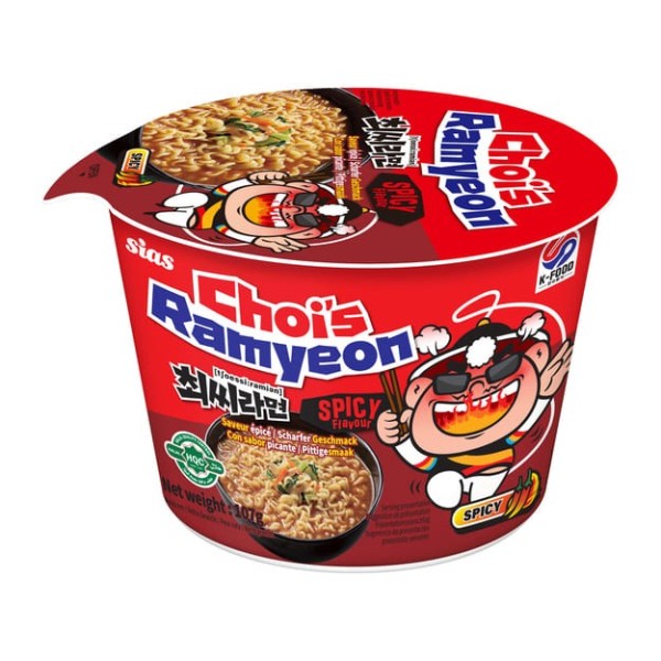 Fideos inst. sabor Picante (Choi's Ramyeon) 12/107g SIAS