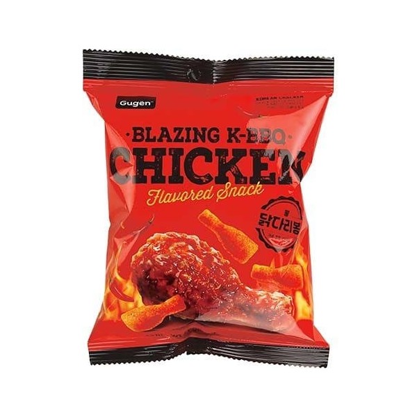 Snack de Pollo sabor Bbq Coreana picante 30/60g GUGEN
