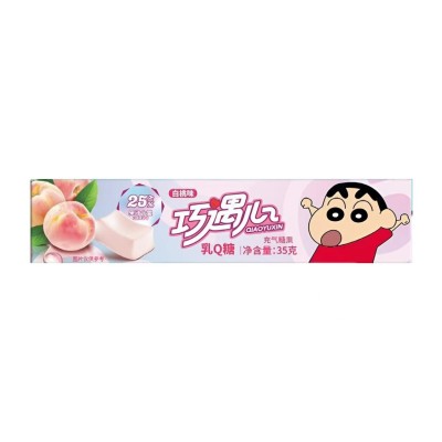Caramelo masticable sabor Melocotón Blanco (Shin Chan) 12/10/35g QIAOYUXIN