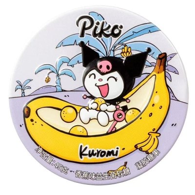 Gominola sabor Platano (Kuromi) 144/45g PIKO