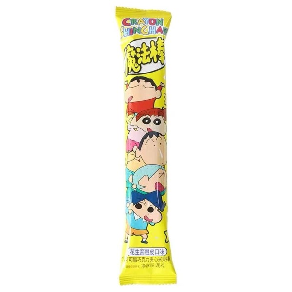 Barquillo sabor Cacahuete y Naranja (Shin Chan) 15/10/26g -COCOLÍN