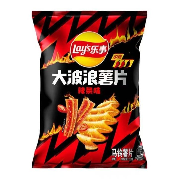 乐事薯片辣条味 22/70g