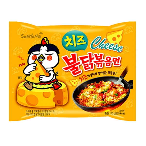 Ramen Buldak sabor Pollo y Queso 20/140g SAMYANG