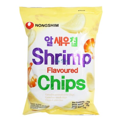 *Papas fritas sabor Camarón 20/75g NONGSHIM