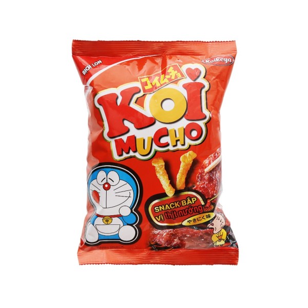 Snack de maíz sabor BBQ (Doraemon) 40/57g KOIMUCHO