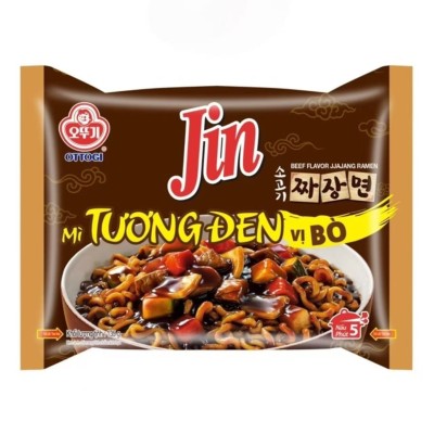 10+1 Fideos Inst. Jin ramen Jjajang sabor Ternera 20/135g OTTOGI