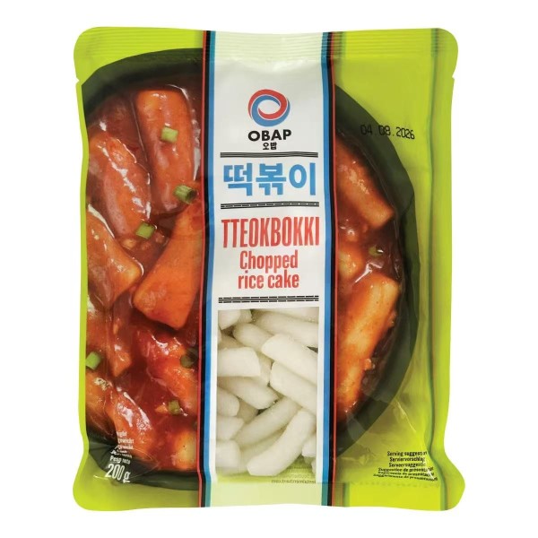 Pasta de arroz Tteokbokki 12/200g OBAP