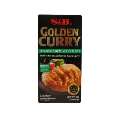*Pastilla de Golden Curry Picante 12/92g S&B
