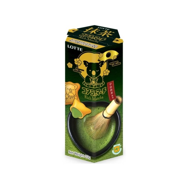*Galletas rellenas de Matcha Koala´s March 48/37g LOTTE