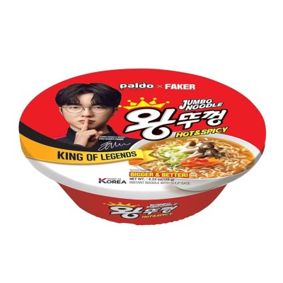 *Fideos Inst. Jumbo Picante (King Of Legends) 18/120g PALDO - FAKER