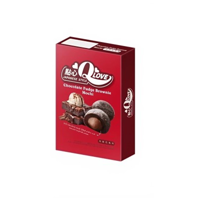 *Mini Mochi sabor Chocolate y Fudge Brownie (Deluxe) 24/180g QLOVE