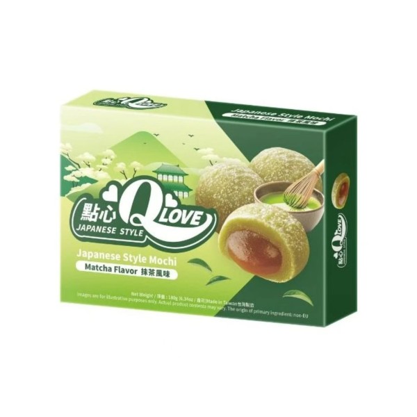 *Mochi sabor Matcha (Tradicional) 24/180g QLOVE