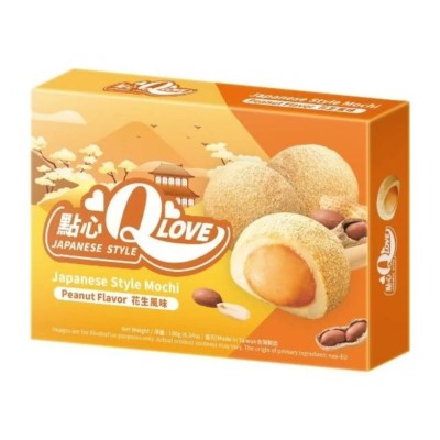 *Mini mochi sabor Cacahuete (Tradicional) 24/180G QLOVE