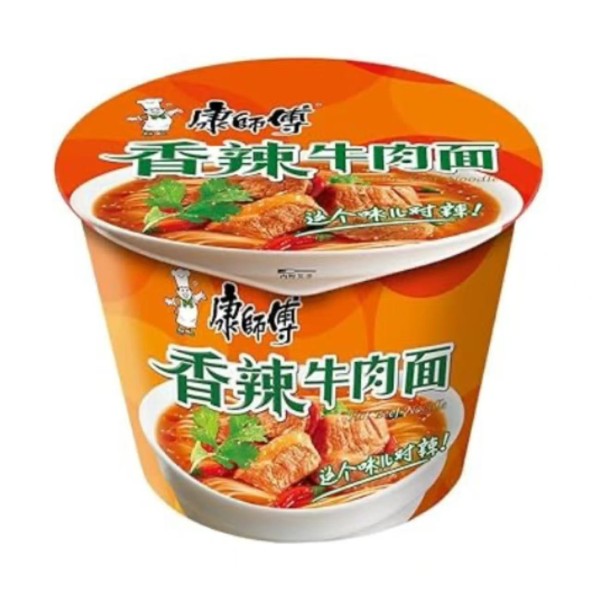 Fideos inst. sabor Ternera Picante Bol 12/111g MASTER KONG