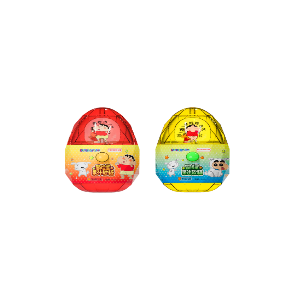 Huevo sorpresa con gominolas Crayon Shinchan 4/12/12g