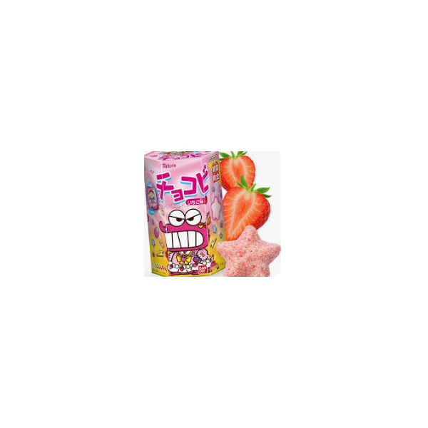 Snack de maiz sabor fresa 8/6/18g CHOCOBI