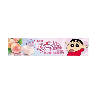 Caramelo masticable sabor Melocotón Blanco (Shin Chan) 12/10/35g QIAOYUXIN