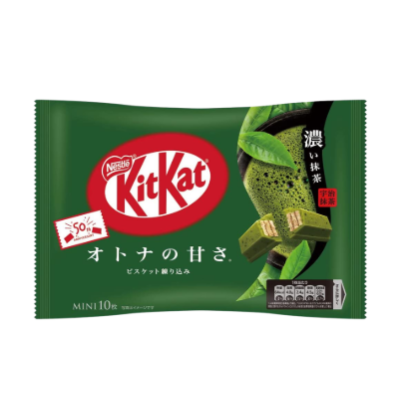 *Galleta KitKat sabor Matcha (10pcs) 12/2/113g  NESTLE