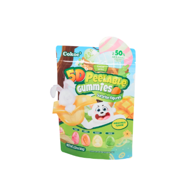 *Gominola pelable sabor fruta variada (Easter) 50/60g COKOC
