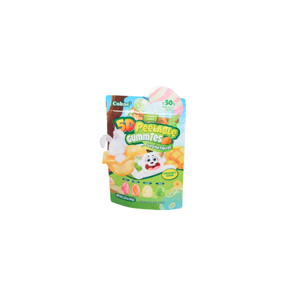 *Gominola pelable sabor fruta variada (Easter) 50/60g COKOC