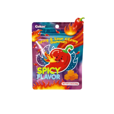 *Gominolas sabor picante y agrio 50/100g COKOC