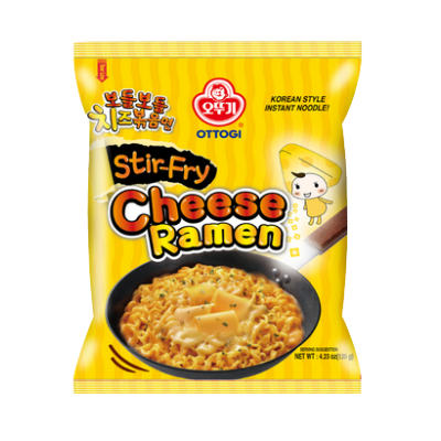 Fideos Instantaneos Stir-Fry sabor Queso 20/120g OTTOGI