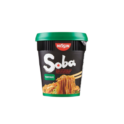 Fideos inst. sabor Soba Teriyaki 8/90g NISSIN