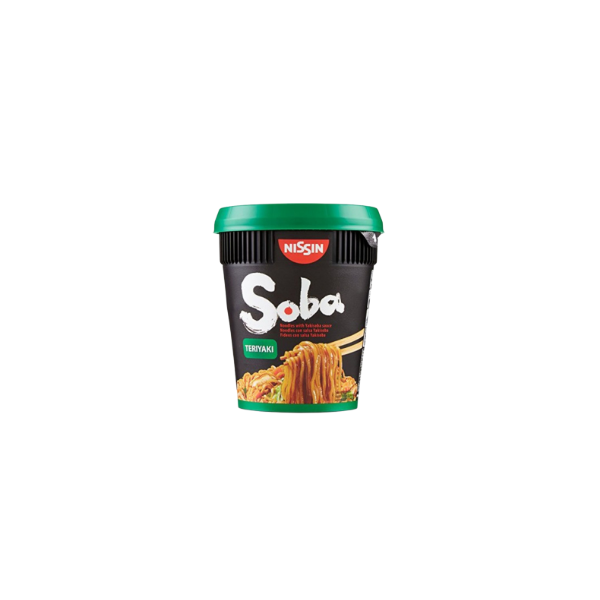 Fideos inst. sabor Soba Teriyaki 8/90g NISSIN