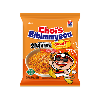 Fideos inst. sabor  gouda cheese 20/123g CHOI´S  SIAS