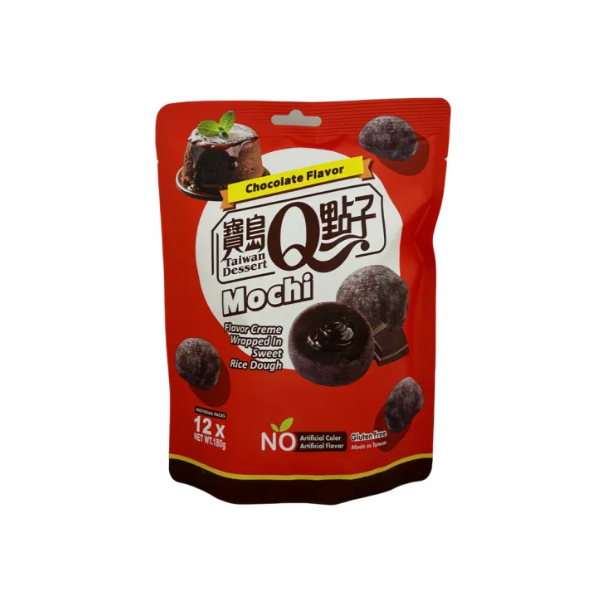*Mochi sabor Chocolate 12/180g QLOVE TAIWAN DESSERT