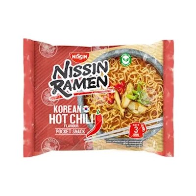 Fideos inst. sabor Hot Chili (bolsa) 10/65.2g NISSIN