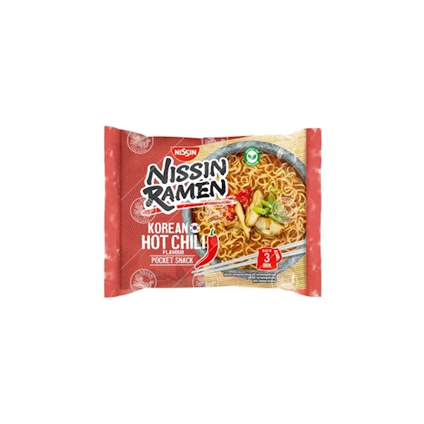Fideos inst. sabor Hot Chili (bolsa) 10/65.2g NISSIN