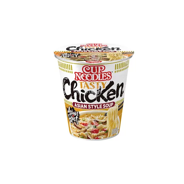 Fideos inst. sabor pollo sabroso (Vaso) 8/63g NISSIN